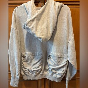Free People Movement Light Grey Long Sleeve Hoodie. Size: S